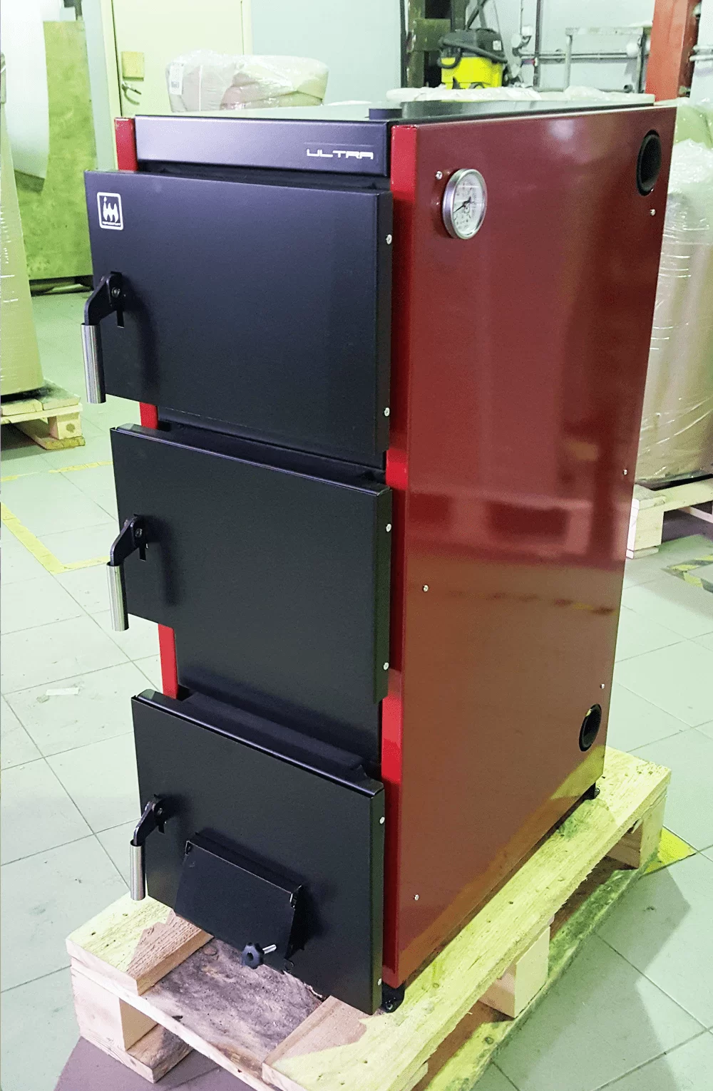 Схема прохода дымовых газов