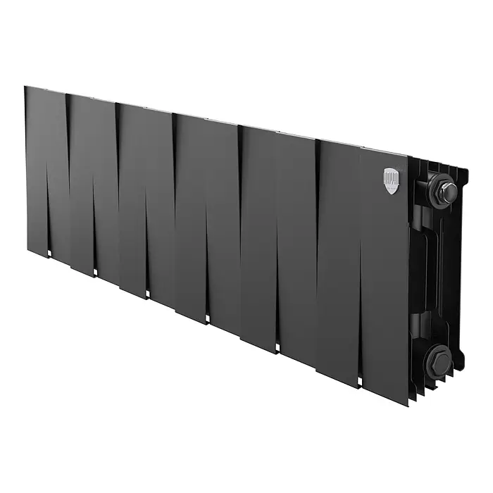 Радиатор биметаллический ROYAL THERMO PianoForte 100200 Noir Sable,12 секций , ШТ 1